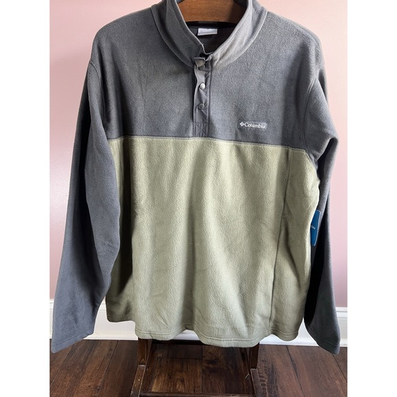 NWT Men's Columbia Steens Mountain Half Snap II Fleece Pullover Size XL - Picture 1 of 8